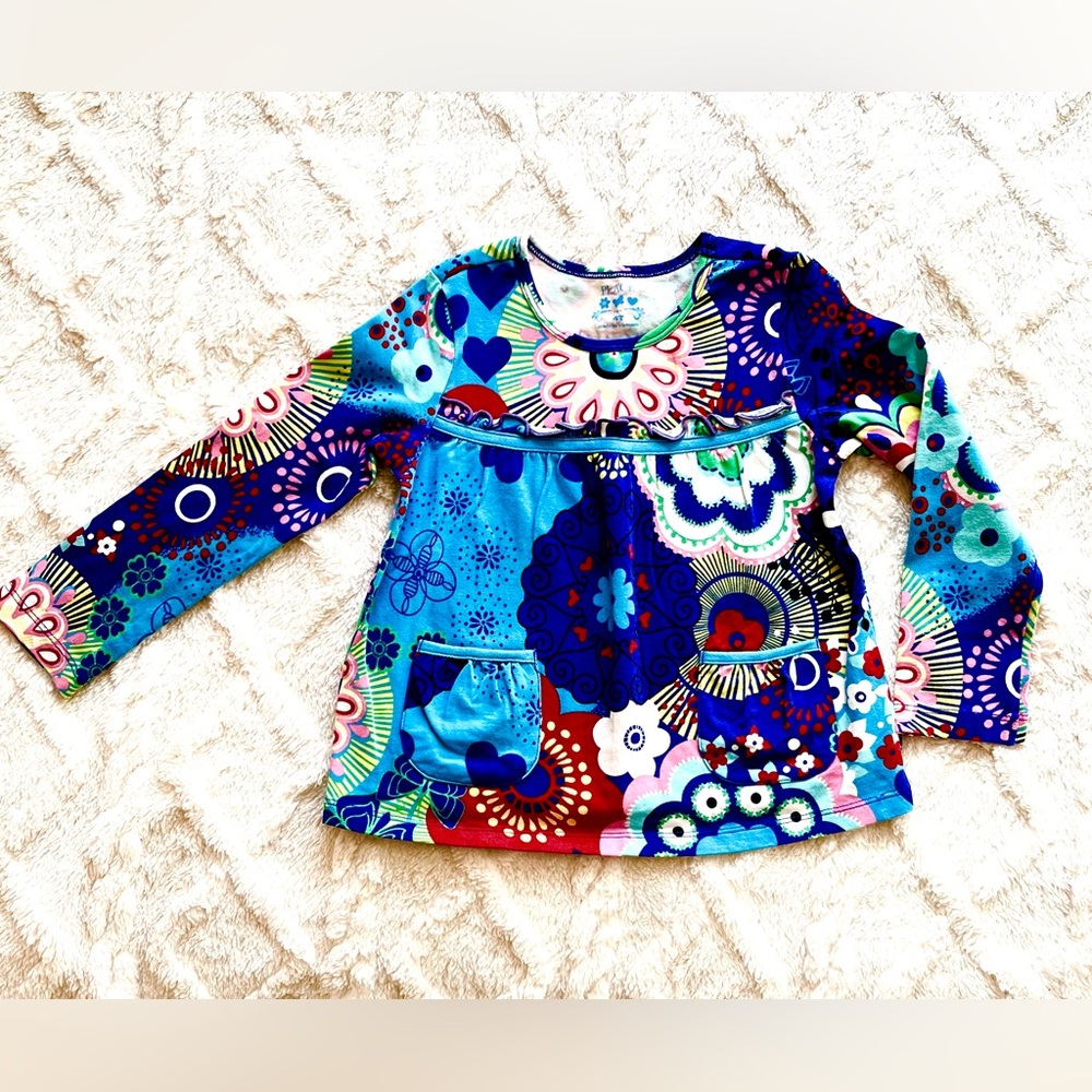 Girls 4T Long Sleeve Boho Floral Tunic Top – The Children’s Place